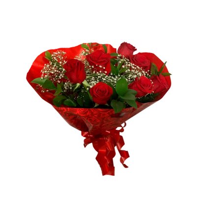 Buquê de 7 rosas vermelhas nacionais