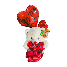 Cesta em Lata com Urso e Balão