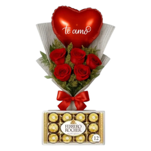 Buquê encanto de Amor e Chocolate