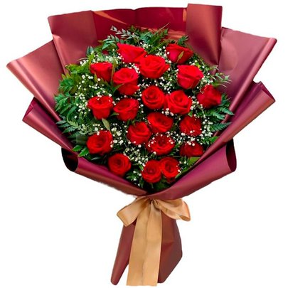 Buquê Ramalhete 20 Rosas