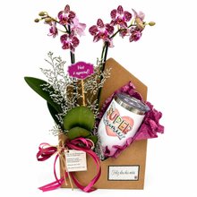 Box Orquídea Super Mãe com Caneca