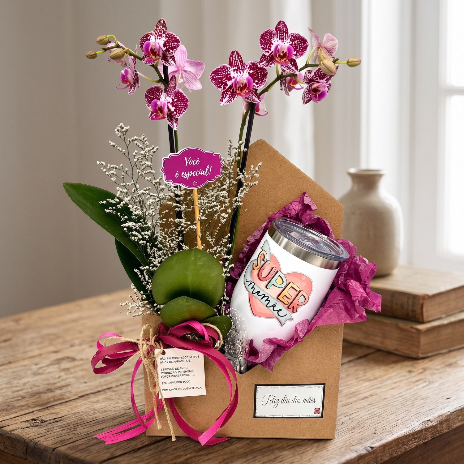 Box Orquídea Super Mãe com Caneca