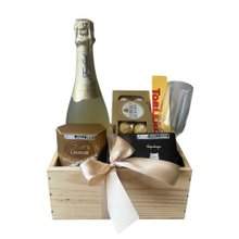 Cesta Freixenet e Chocolates Finos