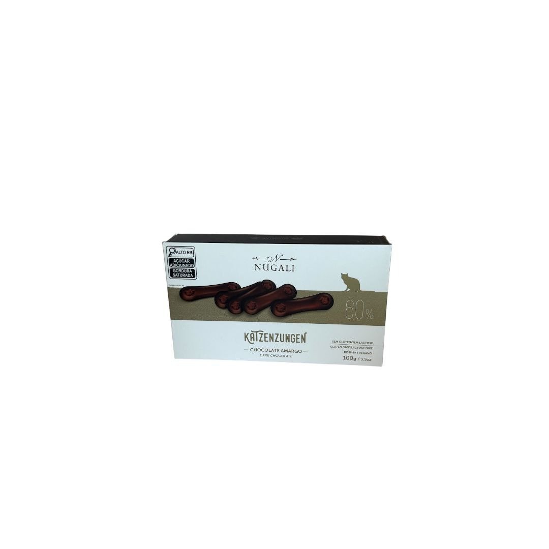 Chocolate lingua de gato nugali