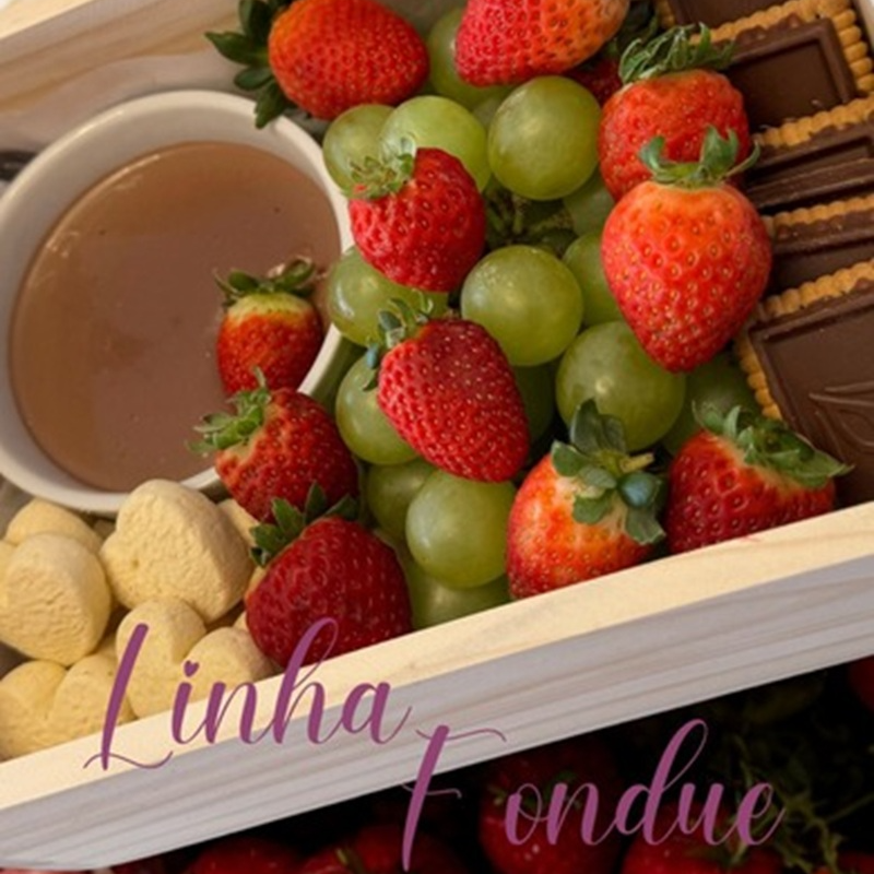 Cesta de Presente : Fondue de Chocolate  