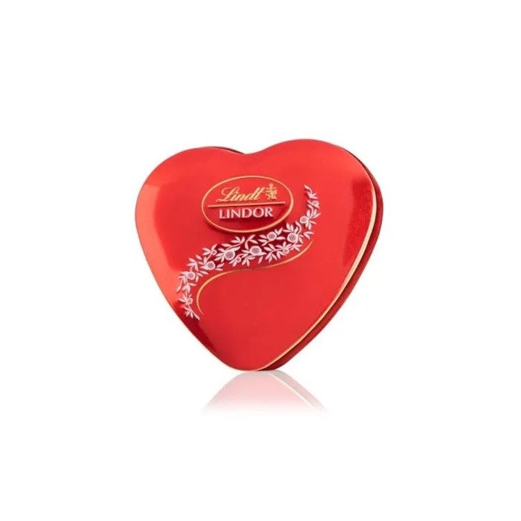 Lindor Trufas Lata Coração Pequena 50g