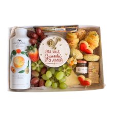 Cesta Box de Café da Manhã Romântica 