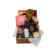 Cesta Presente Luxo c/Vinho Português Marquês de Borba