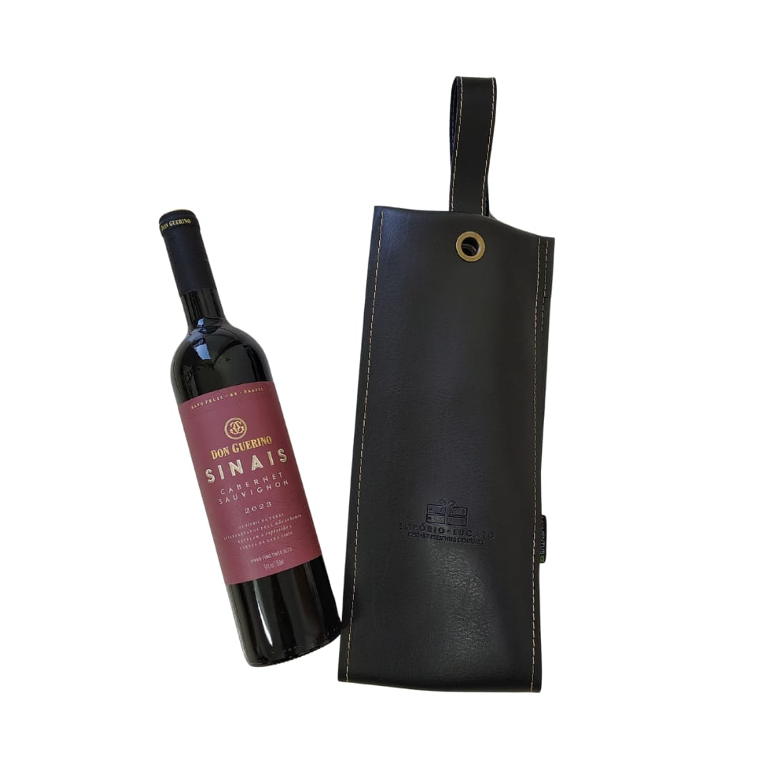 Bolsa Wine Bag + Vinho Tinto Sinais Don Guerino