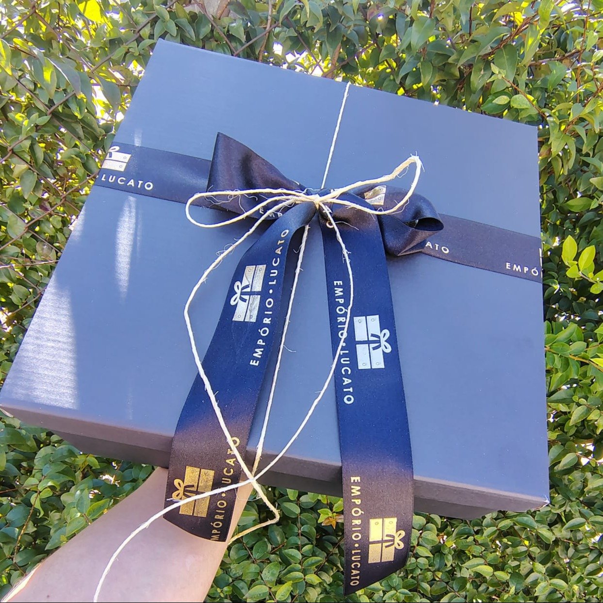 Cesta Presente com Vinho, Aperitivos e Chocolates