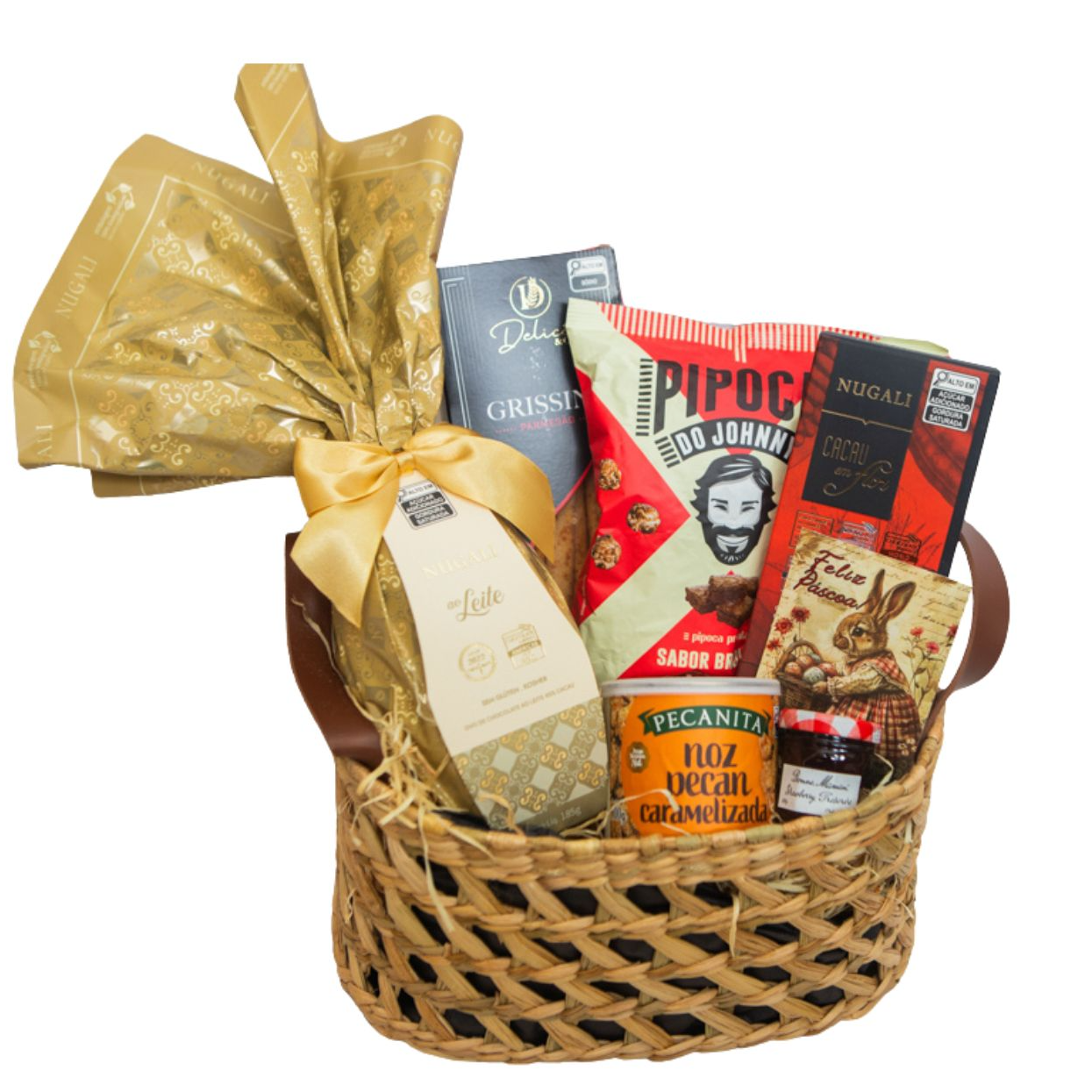 Cesta de Páscoa Gourmet Mix & Nugali