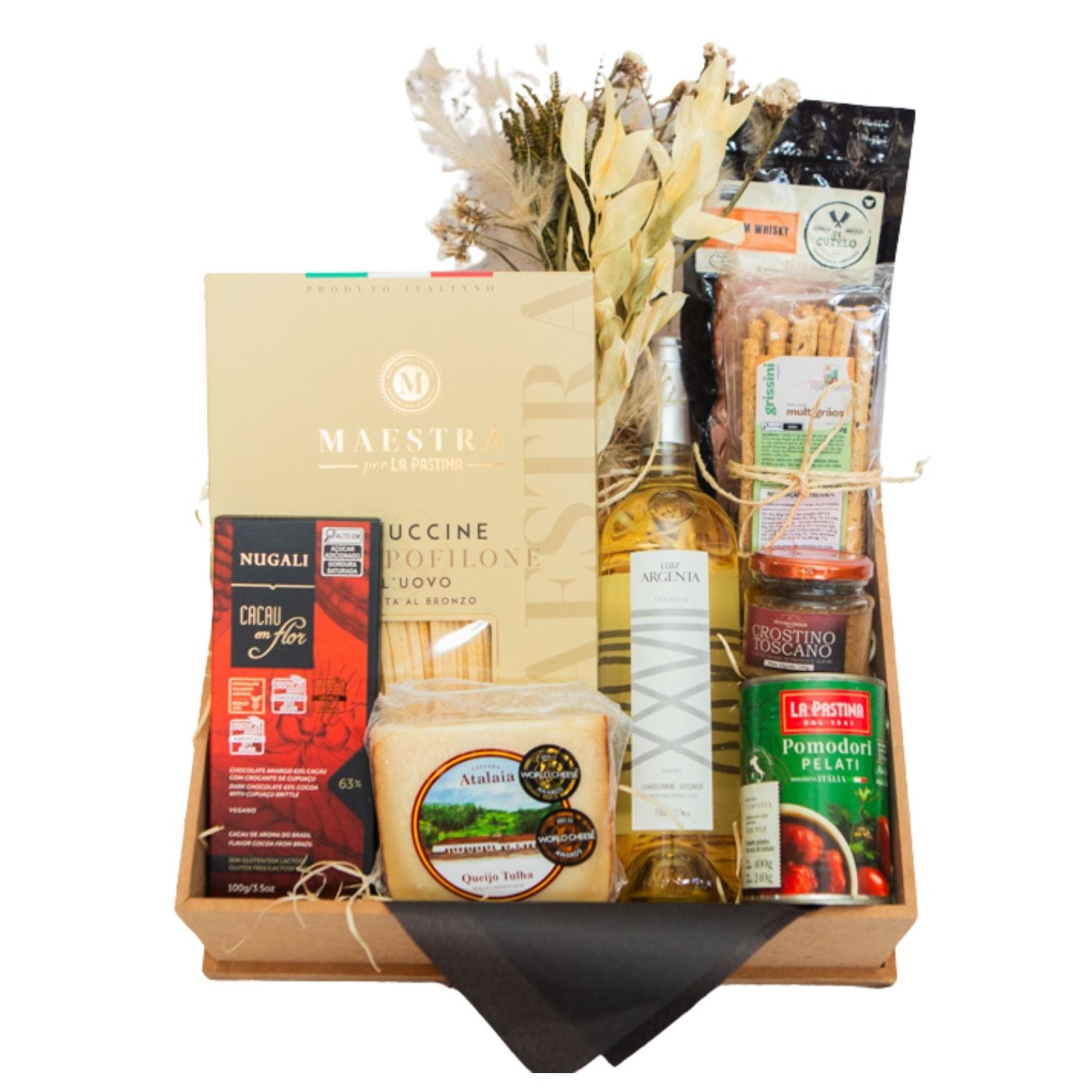 Cesta Gourmet Massa & Vinho