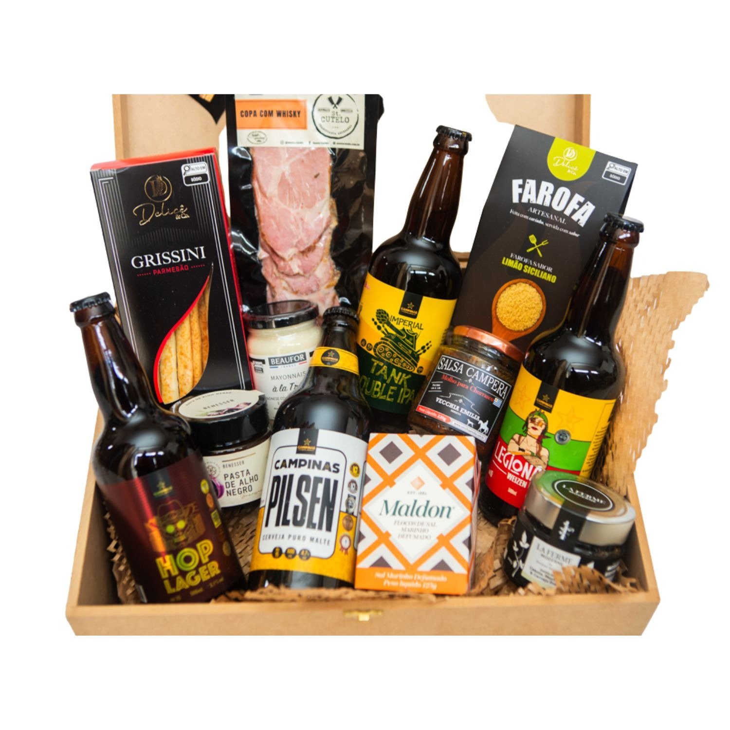 Cesta Gourmet Cervejas & BBQ Lover