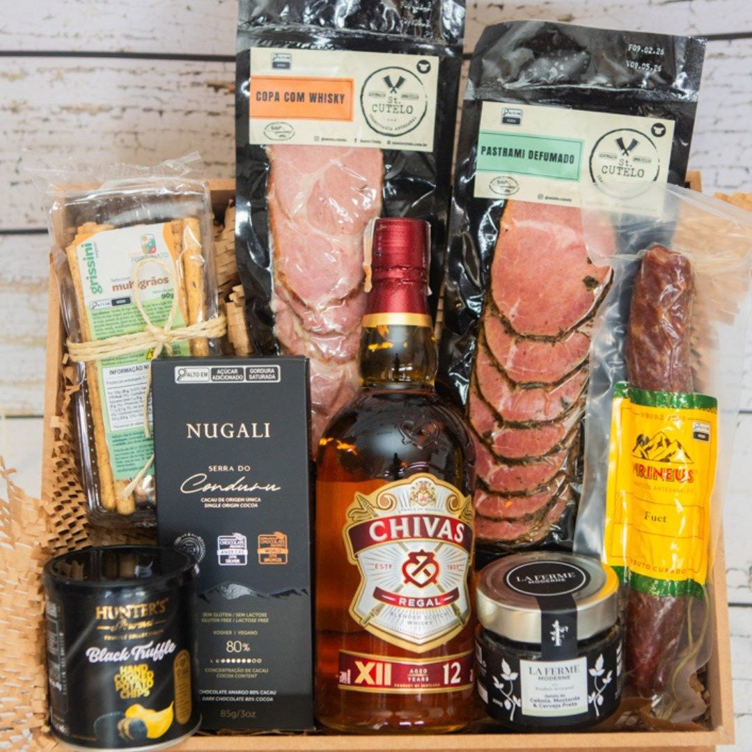 Cesta Gourmet Executivo com Whisky
