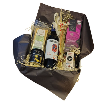 Cesta Gourmet com Risoto & Vinho Italiano