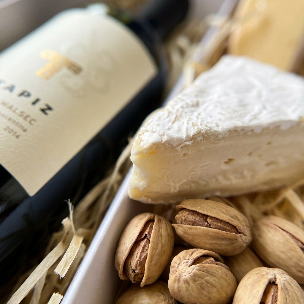 Cesta Vinho e Queijos