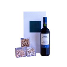 Cesta vinho e nuts