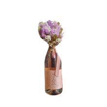 Espumante Rosé decorado com Flores