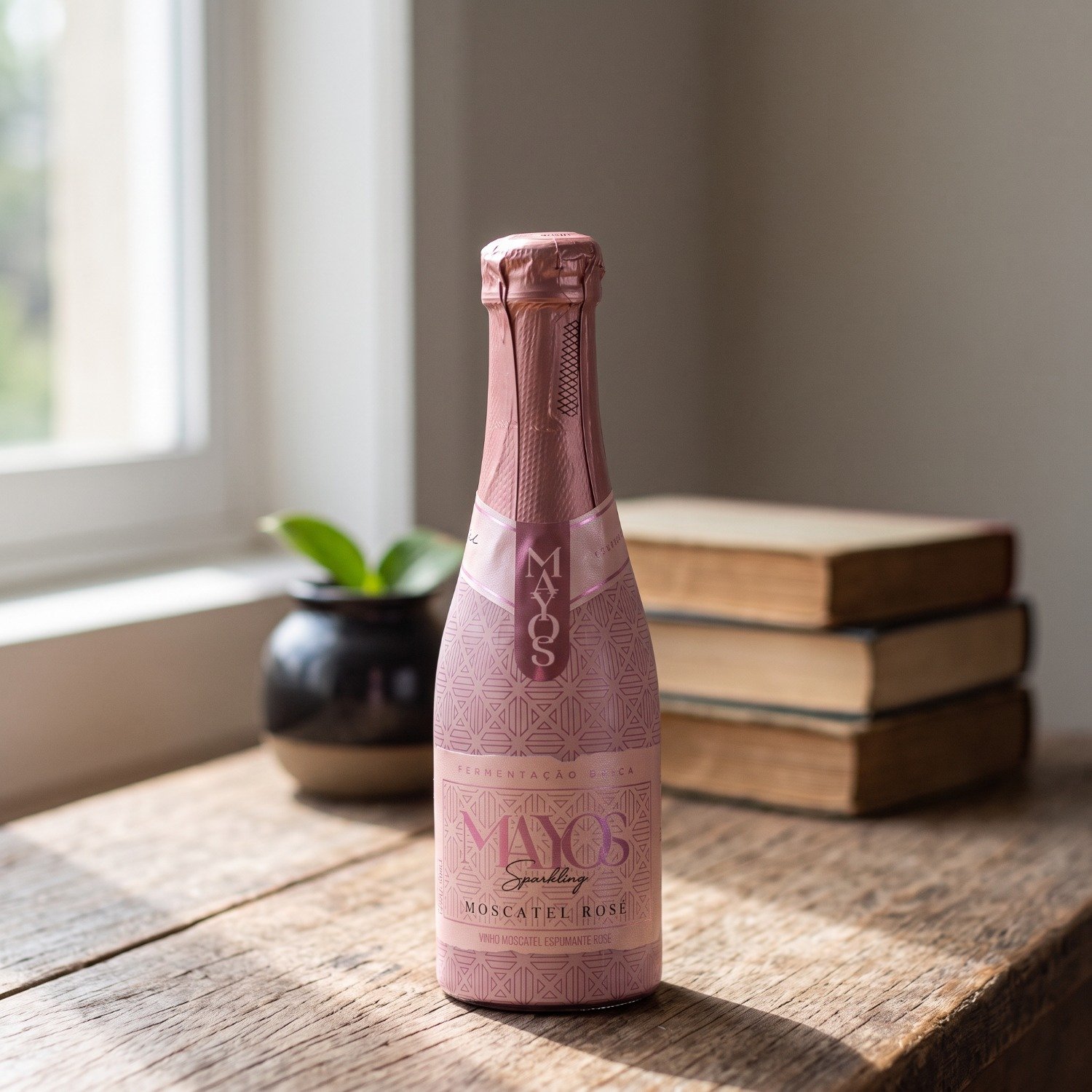 Mini Espumante Mayos Moscatel Rosé