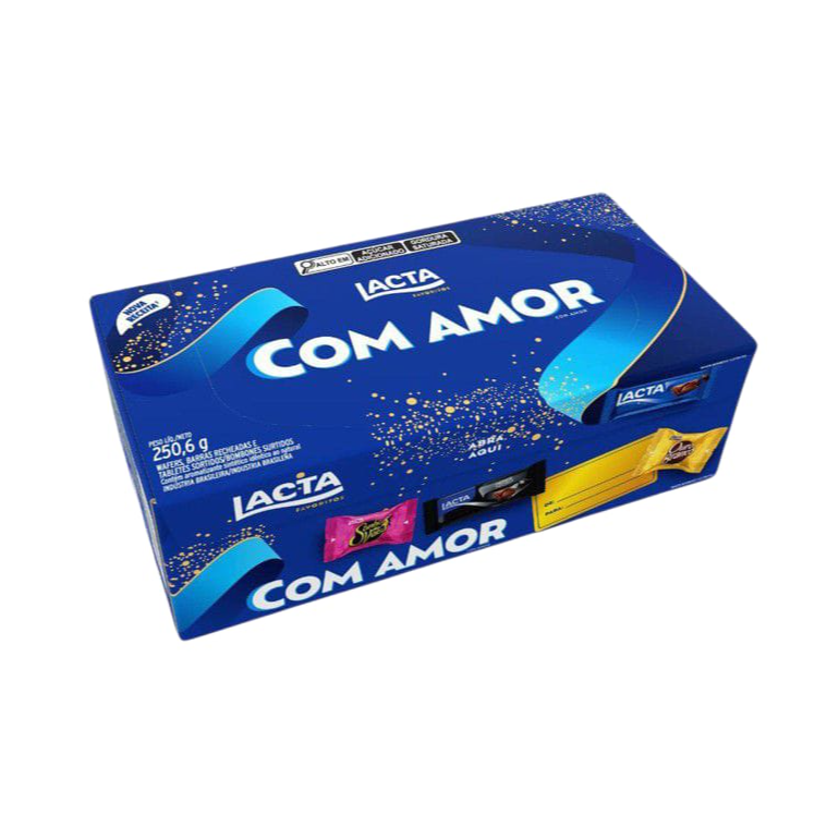 Caixa de Bombom Lacta 251g