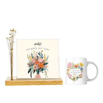 Kit Mãe Obrigada por Tudo