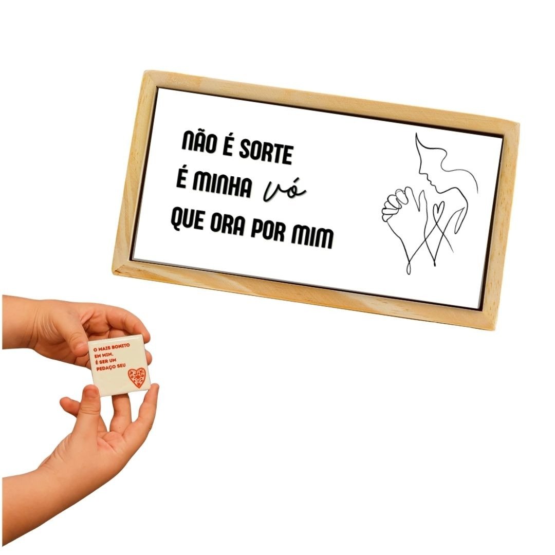 Kit Minha avó Ora Por Mim