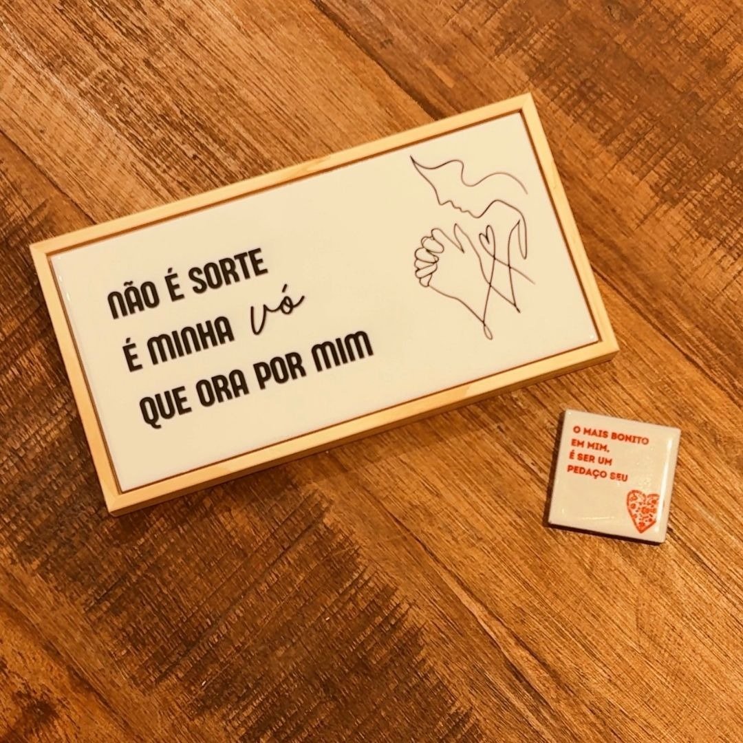 Kit Minha avó Ora Por Mim