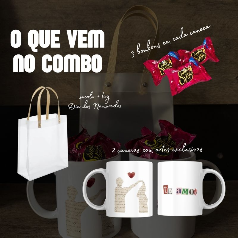 Kit Dia Dos Namorados Duo Caneca Amor