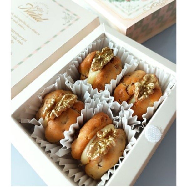 Caixa Livro Encantos de Natal Cookies Artesanais