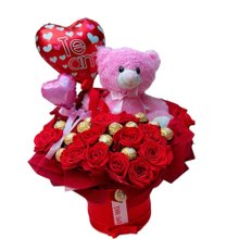 Box Premium Apaixonado com 20 Rosas