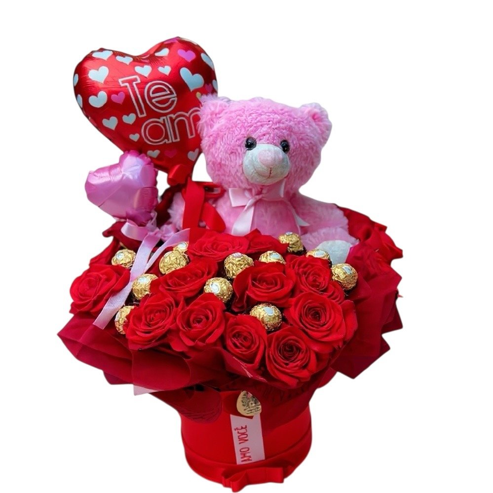 Box Premium Apaixonado com 20 Rosas