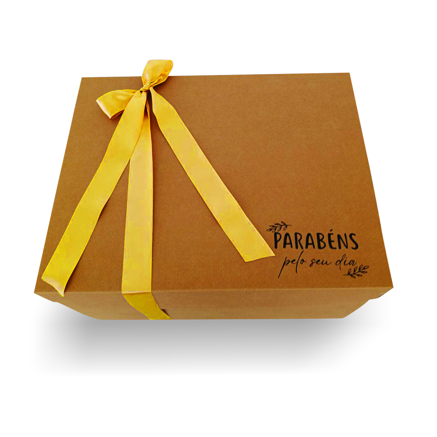 Presente de Aniversário- Bolo e Champanhe 