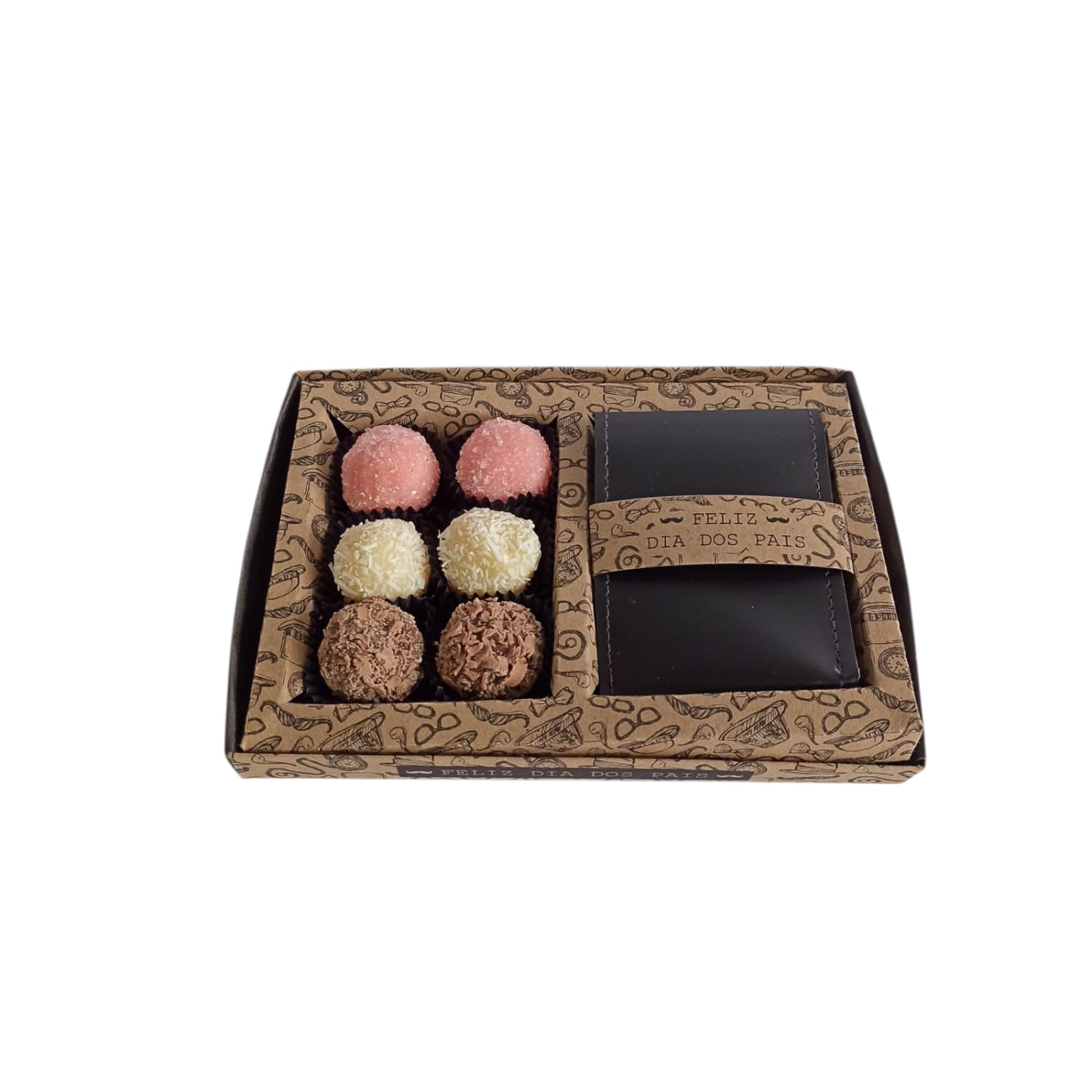 Melhor Pai do Mundo Brigadeiros e Porta Cartão
