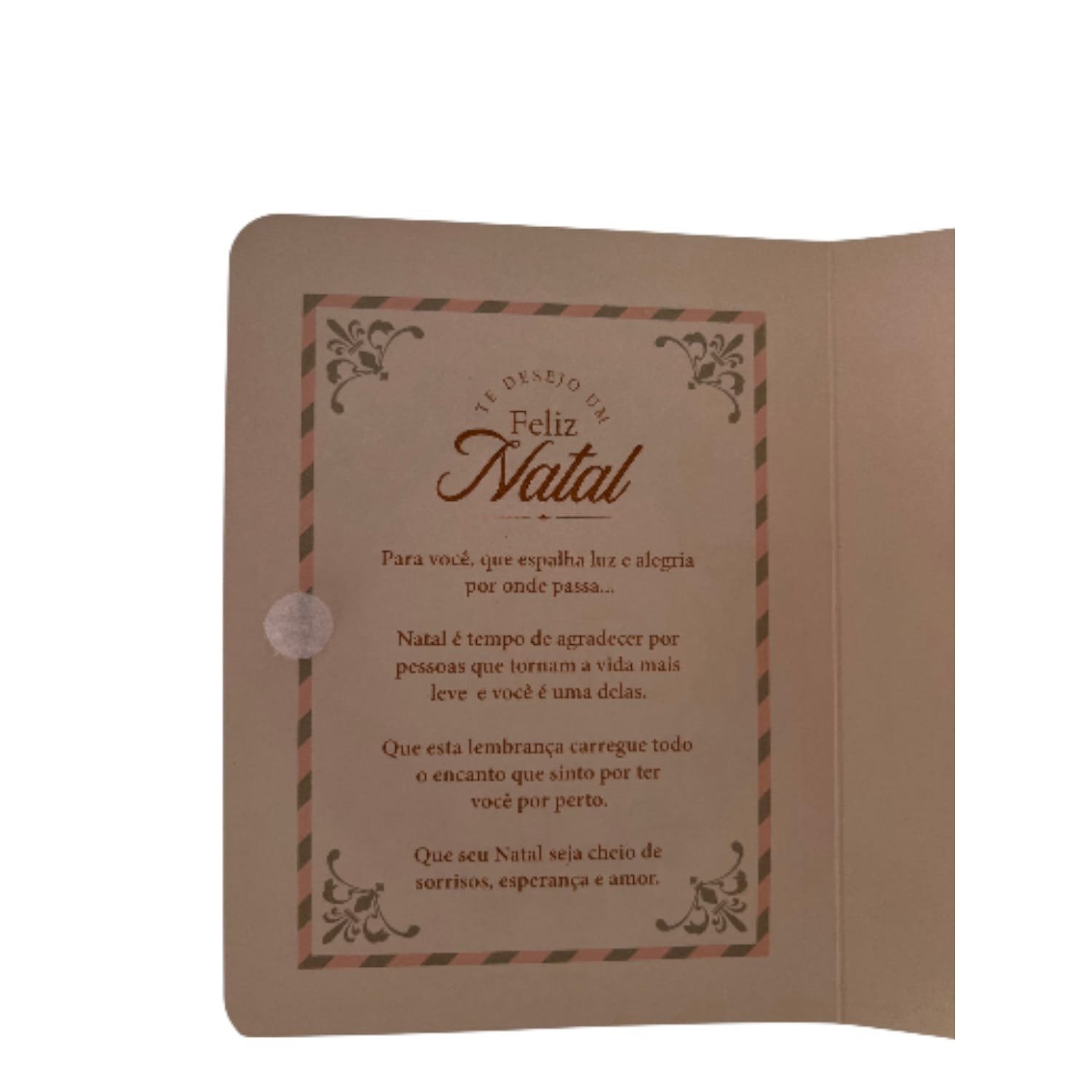 Livro Encanto de Natal com Mensagem e Doces Gourmet 