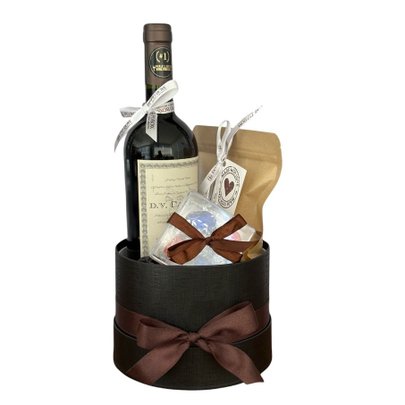 Cesta Box de Presente  Vinho