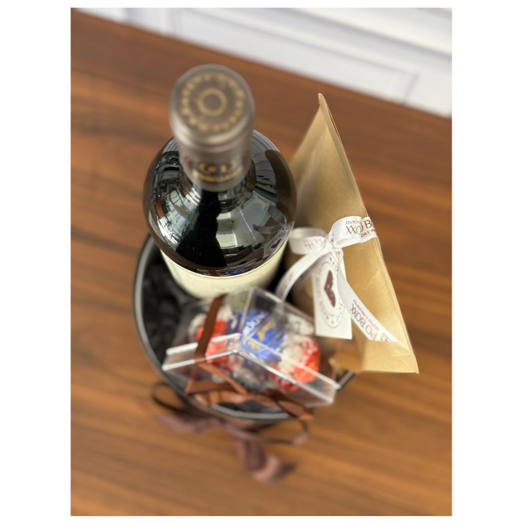 Cesta Box de Presente  Vinho