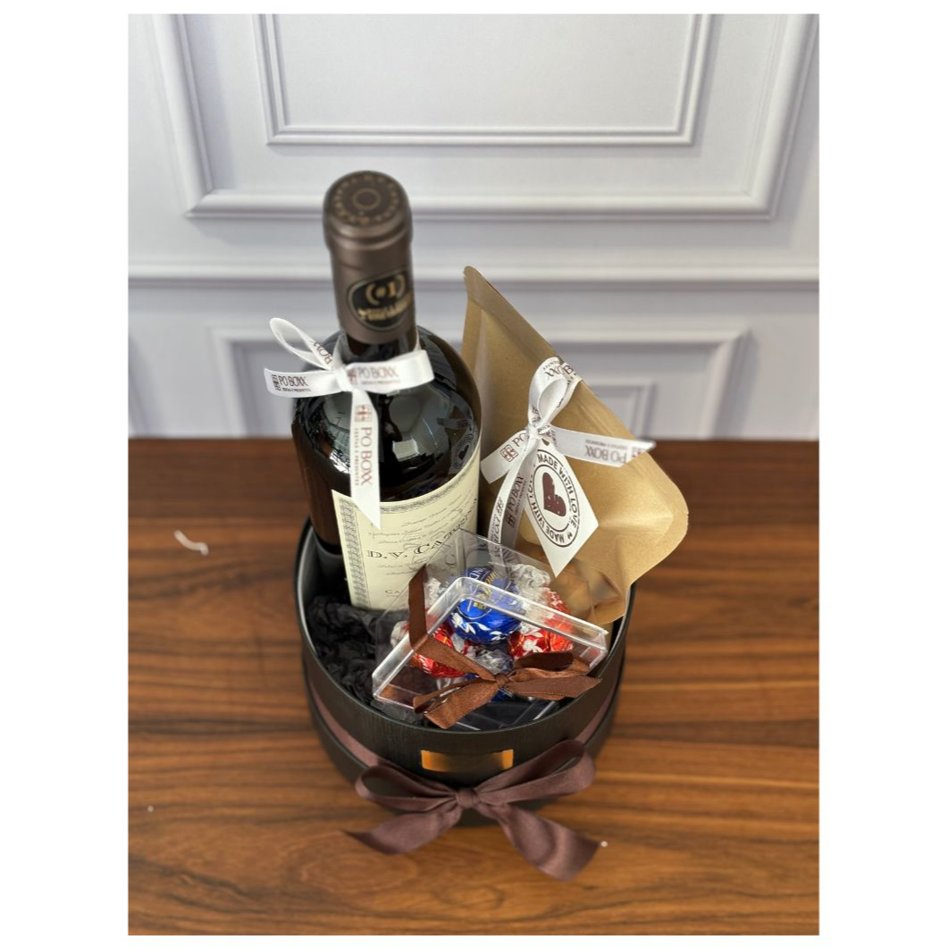 Cesta Box de Presente  Vinho