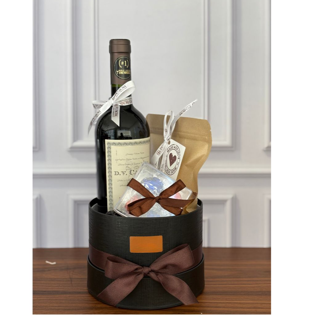 Cesta Box de Presente  Vinho