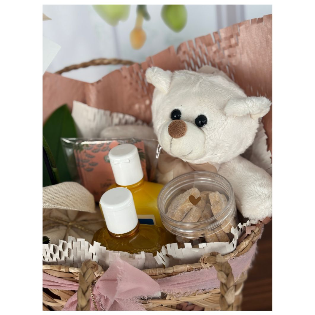 Cesta Presente de  Maternidade Baby Girl
