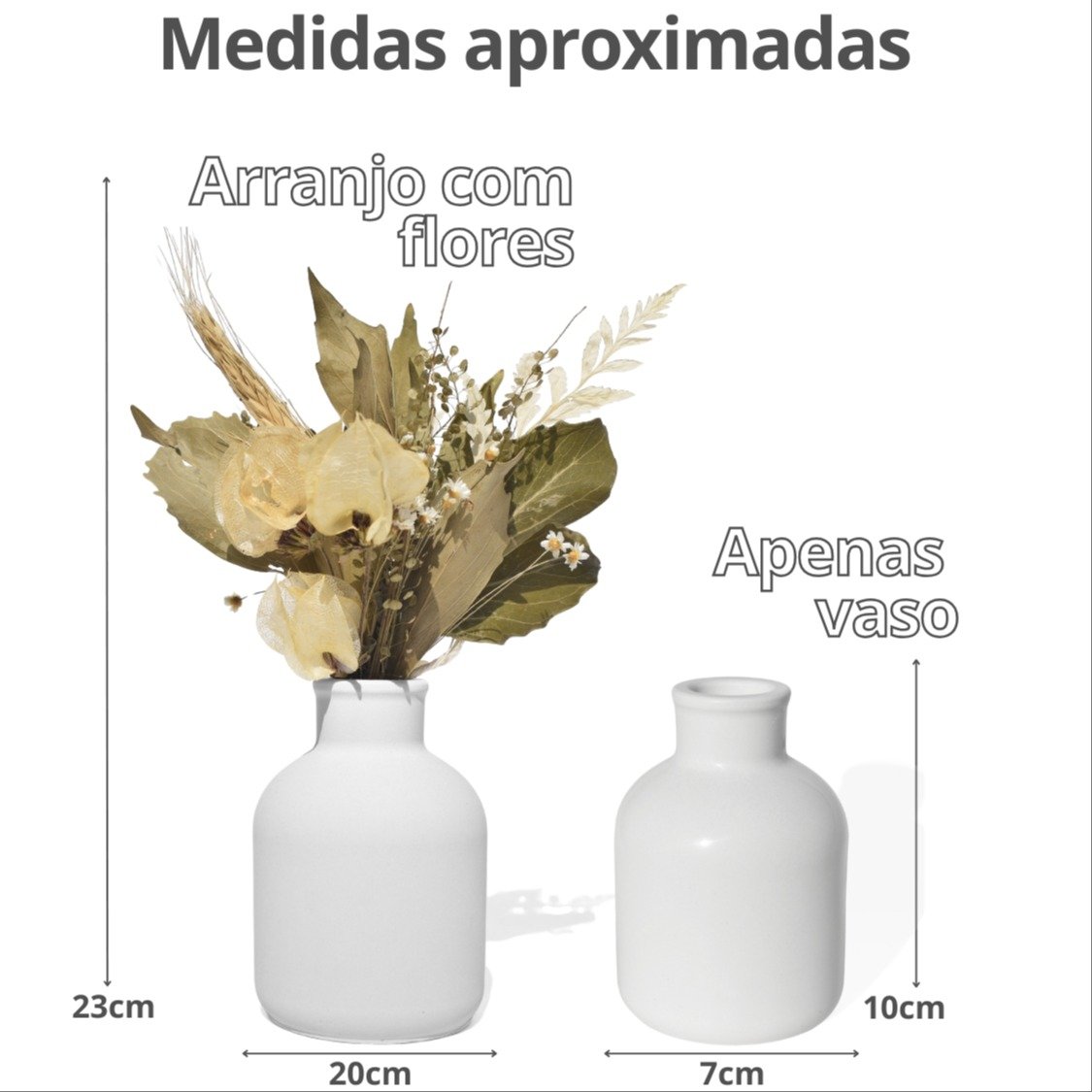 Arranjo De Flores Secas Decor Vaso Garrafa Vintage Lis