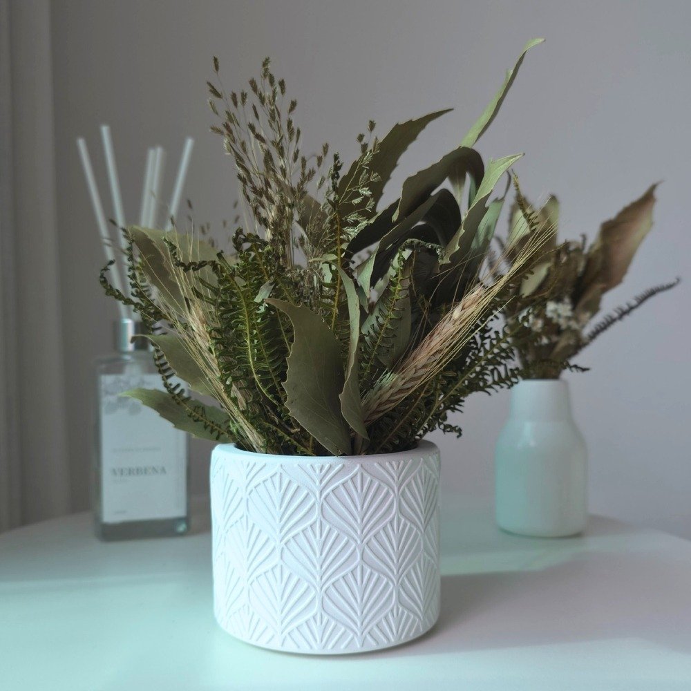 Arranjo De Flores Secas Decorativo Vaso Estados Amazon