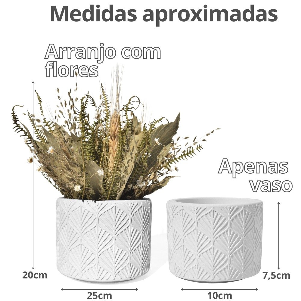 Arranjo De Flores Secas Decorativo Vaso Estados Amazon