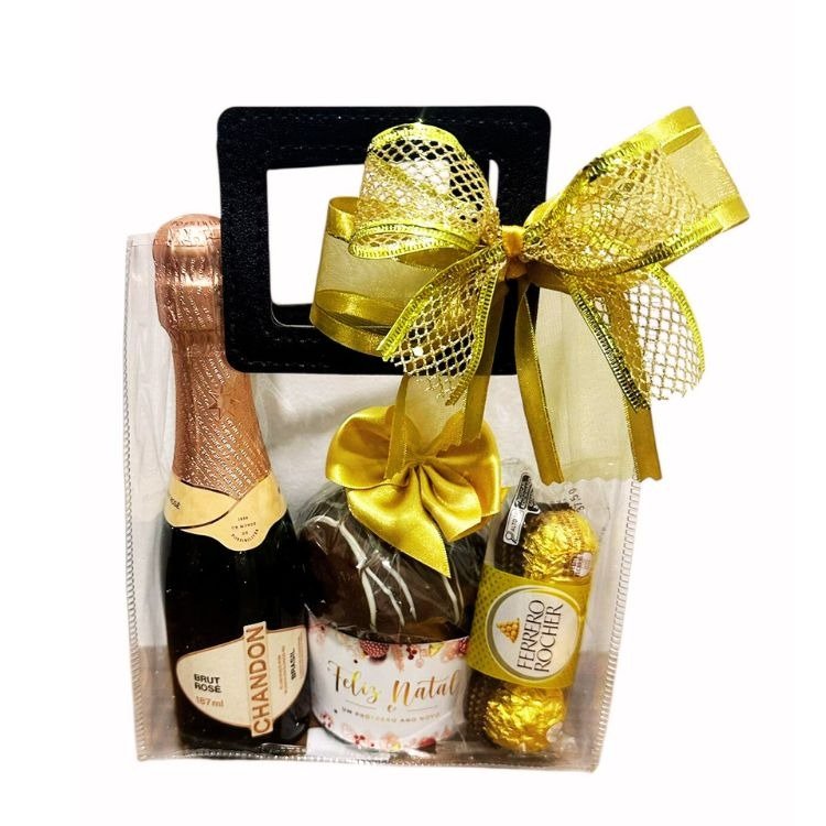 Cesta Natal Encanto Dourado