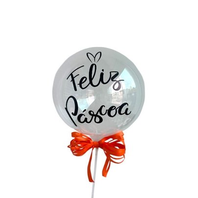 Balão Personalizado Feliz Páscoa