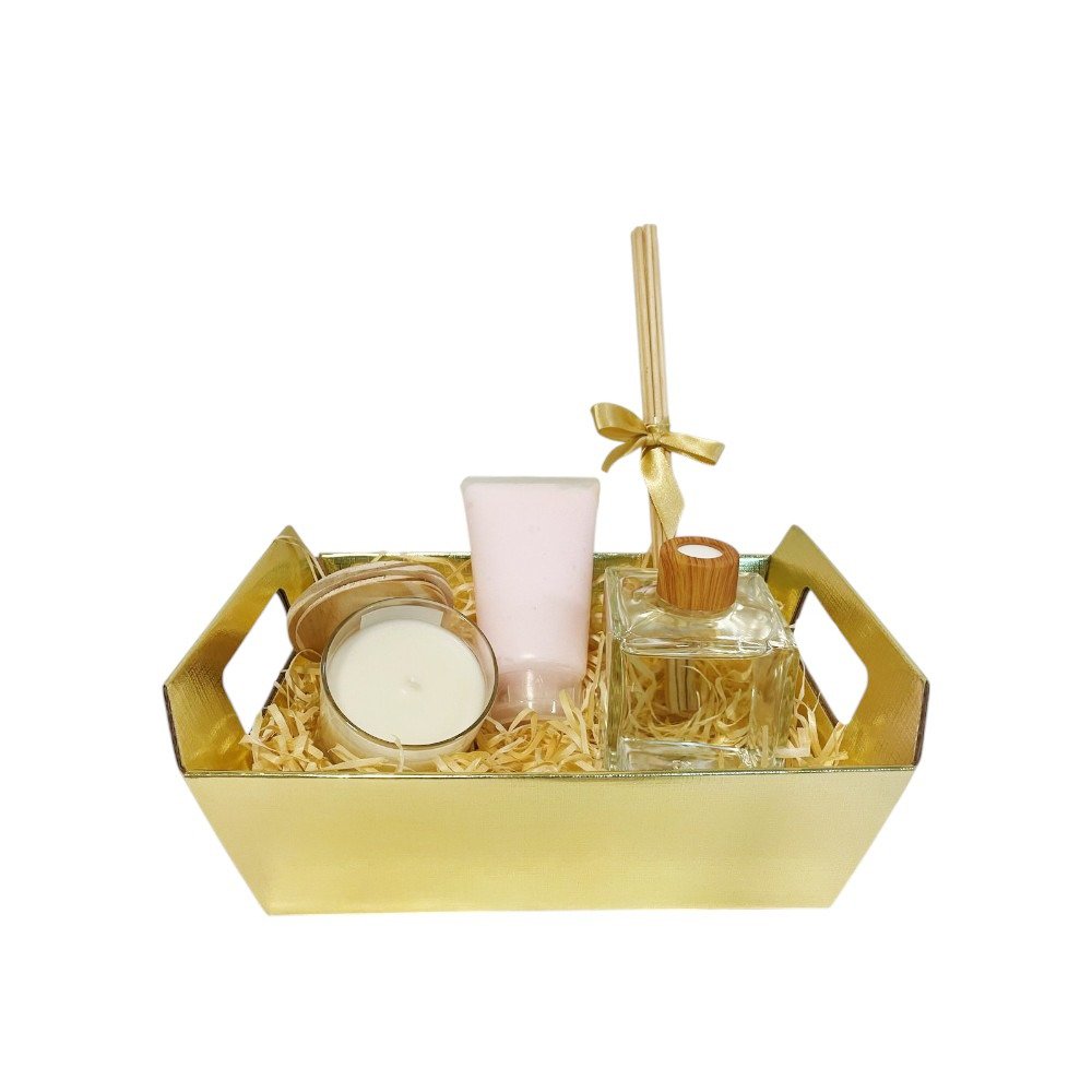 Cesta Notas da Natureza Aromas e Creme Hidratante