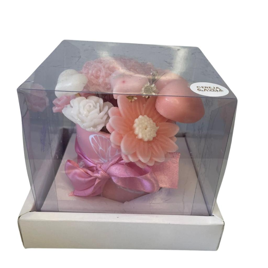 Kit Arranjo de Flores Aromáticas Rosas