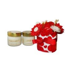 Kit Arranjo de Flores Aromáticas Vermelhas