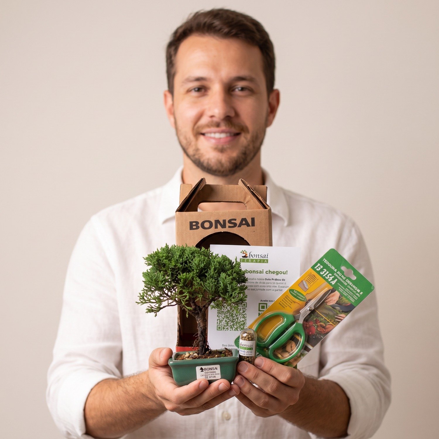 Bonsai Procumbens 2 Anos E Kit Para Cuidados