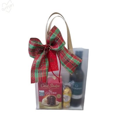 Sacola Magia de Natal Vinho