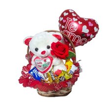 Cesta Ursinho Love You